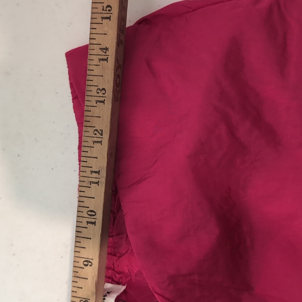 Superdown hot pink Beatrice wide leg nylon cargo pants revolve - size medium - Picture 10 of 12
